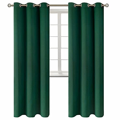 Blackout Curtains (Emerald Green / 42"W x 84"L (Pack of 2))