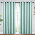 Room Darkening Curtains 62x84 inch Length Aqua (Aqua / 62"W x 84"L (Pack of 2))