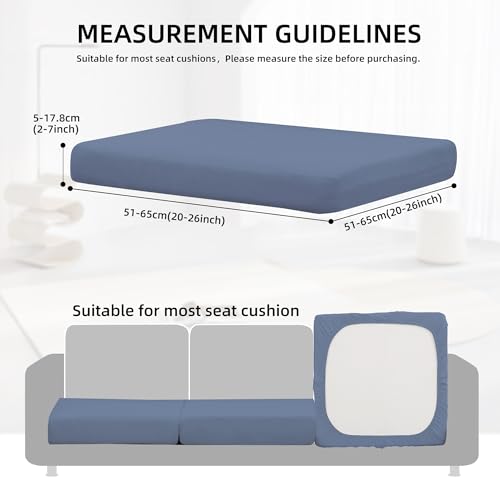 8Pcs Outdoor Cushion Covers (Grey Blue.. / 8PCS)