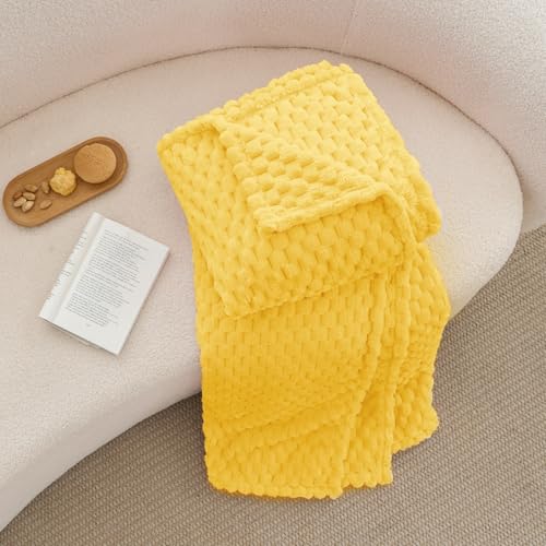 Light Yellow Twin Blanket for Couch (Light Yellow / Twin(60"x80"))