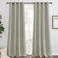 Natural Blackout Curtains Panels for Bedroom (Natural / 52"W x 92"L (Pack of 2))