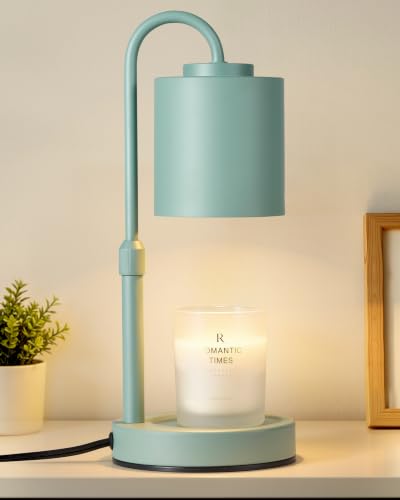 Dimmable Candle Warmer Lamp with Timer (Sage Green)