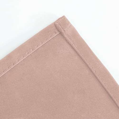 Blackout Curtains 66 x 84 inch (Blush / 66"W x 84"L (Pack of 2))