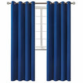 Royal Blue Blackout Curtains for Living Room 95 Inch Long (Royal Blue / 52"W x 95"L (Pack of 2))