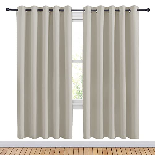 Natural Blackout Draperies Curtains for Kids Room (Natural / 70"W x 72"L (Pack of 2))
