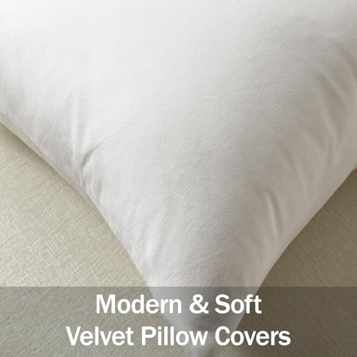 Euro Sham Covers 26x26 Ivory White (Cloud Danser / 26" x 26" (Pack of 2))