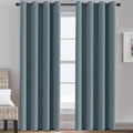 Grommet Bedroom Curtain Thermal Insualted Room Darkening Curtain for Living Room Window Treatment Long Curtain for Patio Door (52"W x 96"L (Pack of 1) / Stone Blue)