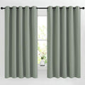 66 inch Sage Green Curtains for Bedroom (Sage Green / 66"W x 66"L (Pack of 2))