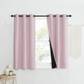 100% Blackout Window Curtain Panels (Lavender Pink / 37"W x 40"L (Pack of 2))