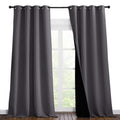 Total Shade Curtains and Draperies (Grey / 55"W x 96"L (Pack of 2))