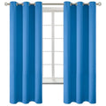 Classic Blue Blackout Curtains for Bedroom 63 Inch Long (Classic Blue / 42"W x 63"L (Pack of 2))