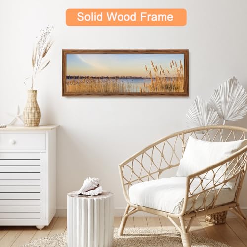 12x36 Wood Frame Brown (Brown / 12x36)