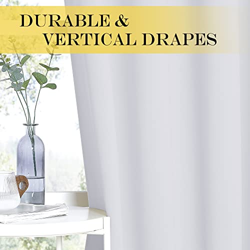 Room Darkening Privacy Doorway Curtains (Greyish White / 46"W x 80"L (Pack of 1))