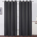 Blackout Curtains 66 x 84 inch (Dark Grey / 66"W x 84"L (Pack of 2))