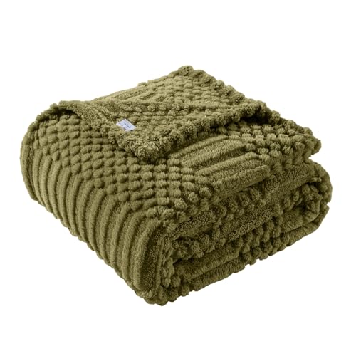 60x80 Inch Green Twin Blanket (Green / Twin(60x80))