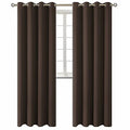 Brown Blackout Curtains for Living Room 95 Inch Long (Brown / 52"W x 95"L (Pack of 2))