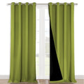 100% Blackout Blinds (Fresh Green / 46"W x 102"L (Pack of 2))