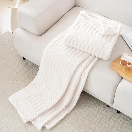 Beige Throw Blanket (Beige / Throw(50x60))