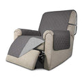 Reversible Couch Cover (Gray/Light Gray / Small Recliner)