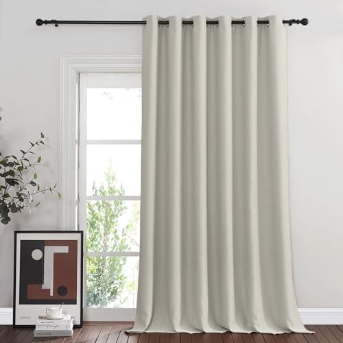 Blackout Curtain for Living Room (Natural / 80"W x 90"L (Pack of 1))