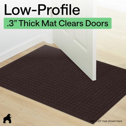 HydroABSORB Door Mat for Indoor Outdoor Use (Coffee / 72" X 24")