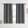 Grey Blackout Curtain Panels for Bedroom (Grey / 42"W x 60"L (Pack of 2))