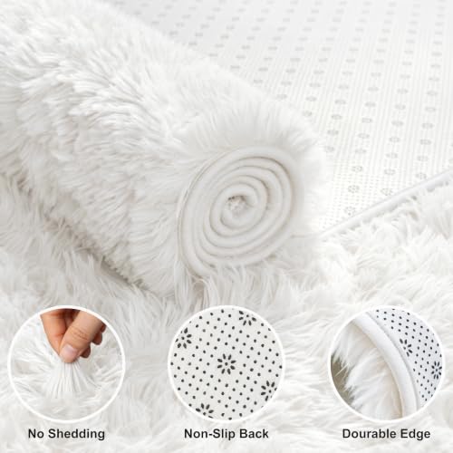 Shag Area Rugs for Bedroom Living Room