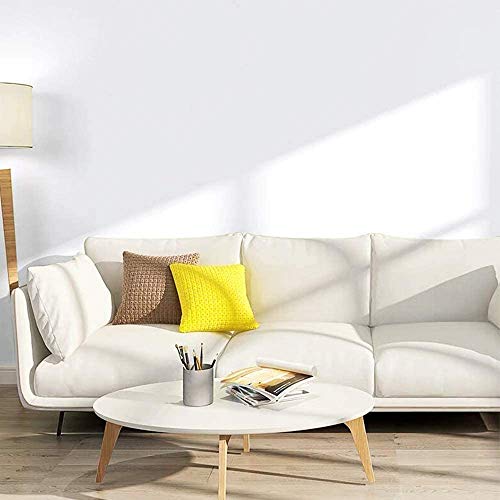 White Contact Paper 15.7''x236.2'' White Peel and Stick Wallpaper (White / 15.7" x 236.2")