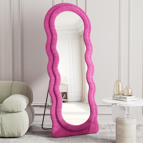 Full Length Mirror (Wavy - Pink)