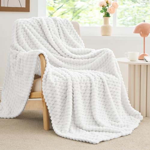 White Twin Blanket for Couch (White / Twin(60"x80"))