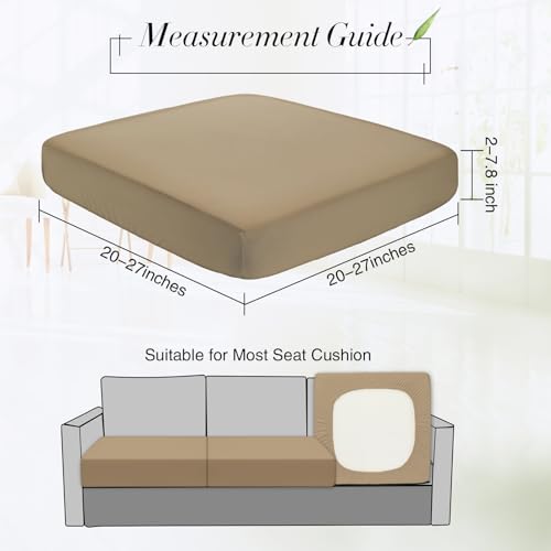 4 Pcs Stretch Cushion Covers (Sand / Seat Cover)