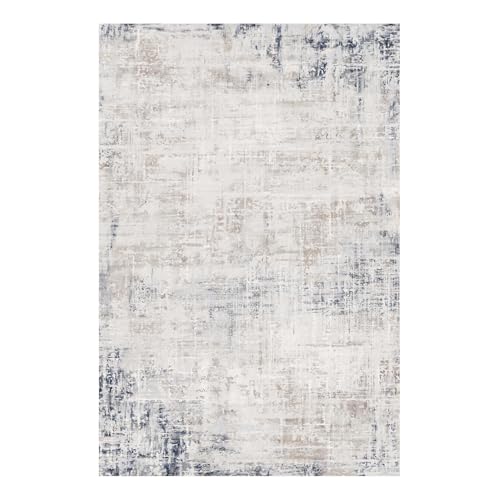 6 x 9 Area Rugs for Living Room (Blue & Grey / 6' x 9')