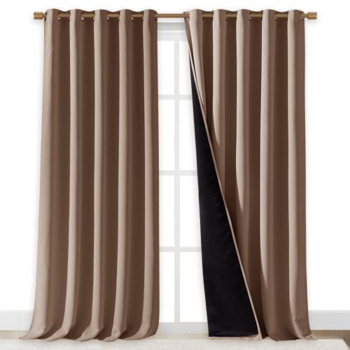 Warm Curtains for Winter (Cappuccino / 70"W x 95"L (Pack of 2))