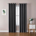 Custom Blackout Curtain for Bedroom and Living Room (Custom / Dark Grey)