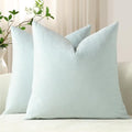Euro Sham Covers 26x26 Light (Starlight Blue / 26" x 26" (Pack of 2))