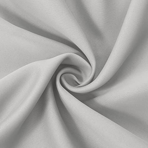 Blackout Curtains 42 x 84 inch (Light Grey / 42"W x 84"L (Pack of 2))