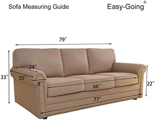 Reversible Couch Cover (Beige/Beige / Large Sofa)