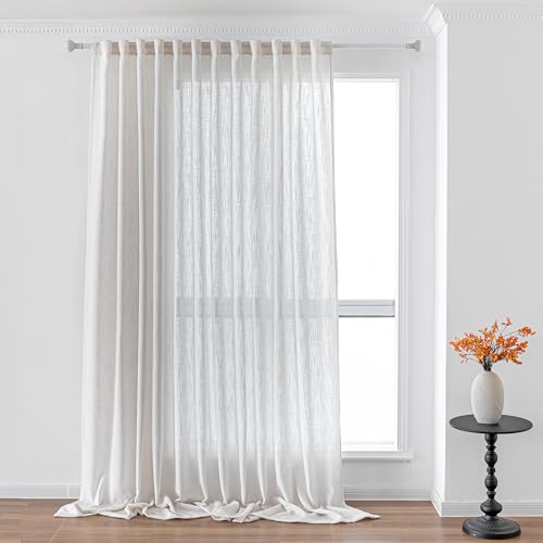 Natural Curtains for Living Room 1 Panel (Customsize / Natural)