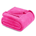 Soft Fleece Blanket Twin Size for Bed (Hot Pink / Twin (60" x 80"))