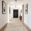 4x10 Washable Hallway Runner Rug (Natural Beige / 4x10)