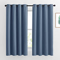 Bedroom Stone Blue Room Darkening Curtains (Stone Blue / 52"W x 63"L (Pack of 2))