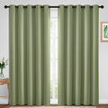 Room Darkening Curtains 70x84 inch Length Sage Green (Sage Green / 70"W x 84"L (Pack of 2))