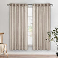 Natural Linen Curtains 52x72 Inch Length for Bedroom Living Room (Natural / 52"W x 72"L (Pack of 2))