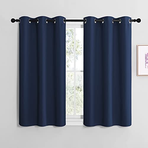 Blackout Curtain Panels (Navy / 29"W x 36"L (Pack of 2))