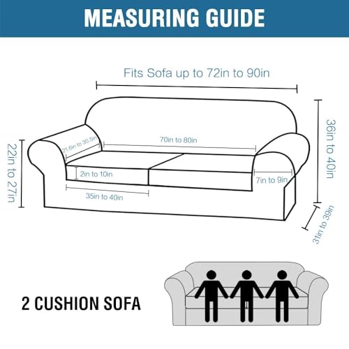 Real Velvet Plush 3 Piece Stretch Sofa Covers Couch Covers for 2 Cushion Couch Sofa Slipcovers (2 Cushion Sofa / Rust)