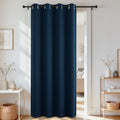 Door Curtain Blackout Curtains for Doorway Privacy Closet Drapes (Navy Blue / 52"W x 108"L (Pack of 1))