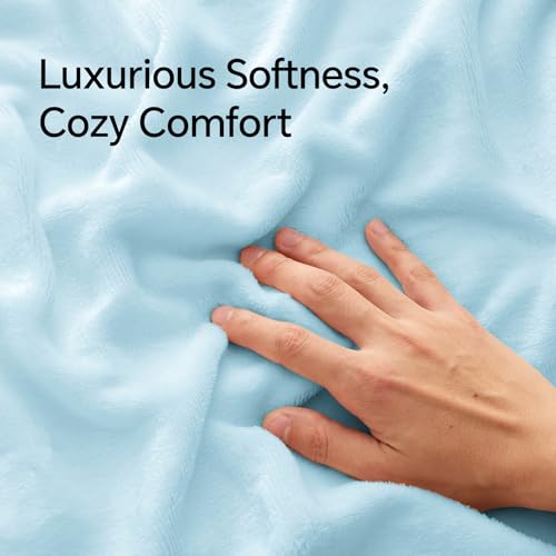 Flannel Pillowcases Standard Set of 2 (Blue / 26" x 20" (Pack of 2))