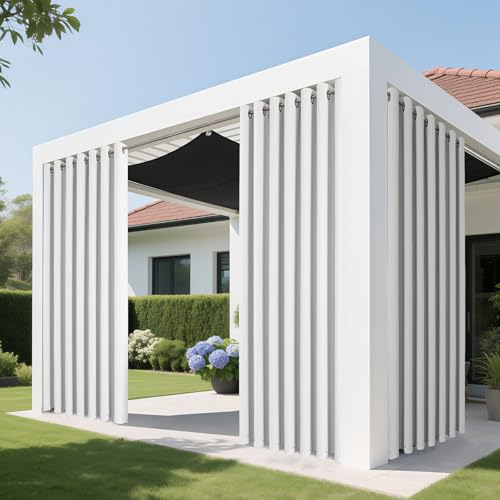 Blackout Patio Sliding Door Curtains (Pure White / 100"W x 96"L (Pack of 1))