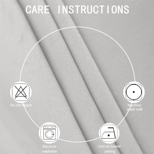 Light Grey Blackout Curtains (Light Grey / 38"W x 54"L (Pack of 2))