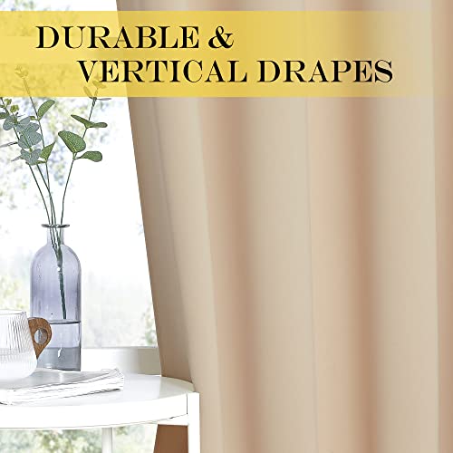 72 inch Bedroom Curtain (Biscotti Beige / 46"W x 72"L (Pack of 1))